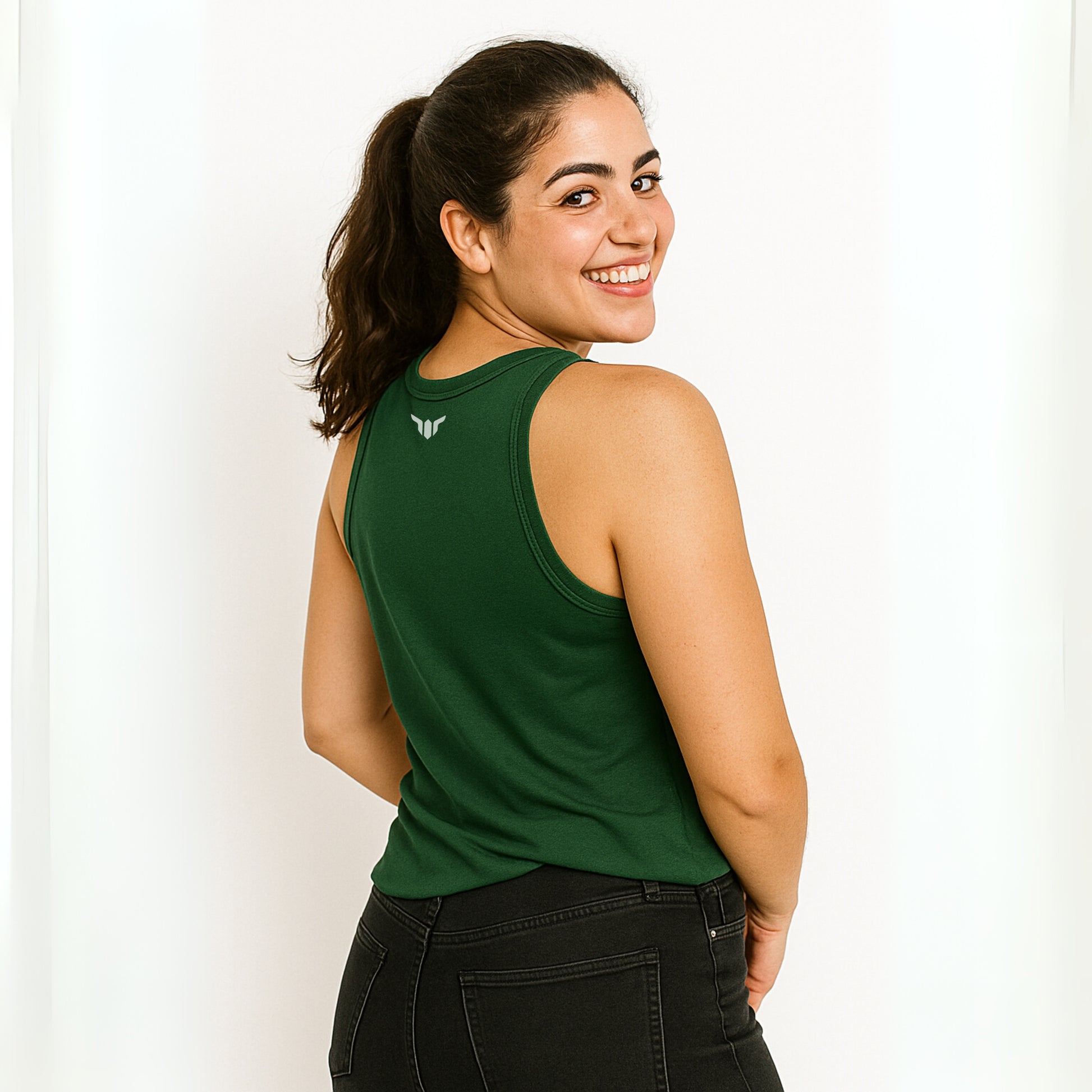 Taffy Tank Top | Bottle Green