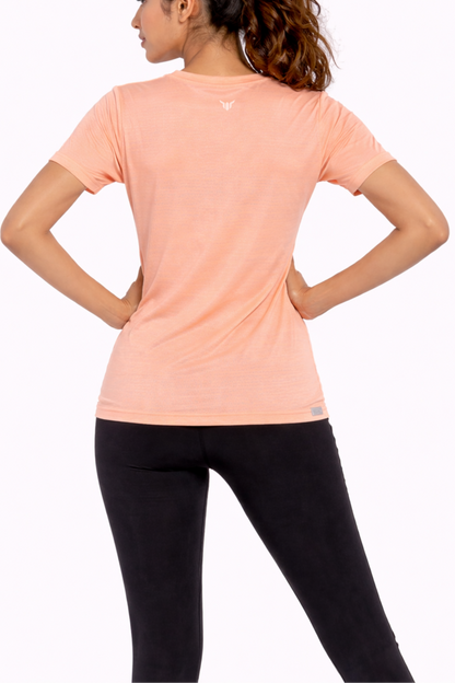 Women Pink Active T-Shirt