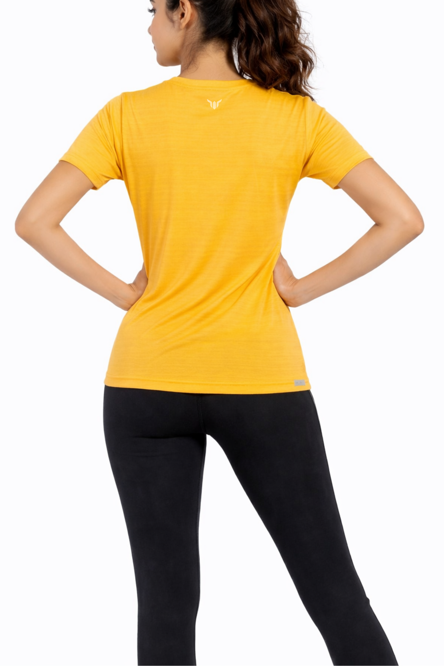 Women Yellow Active T-Shirt