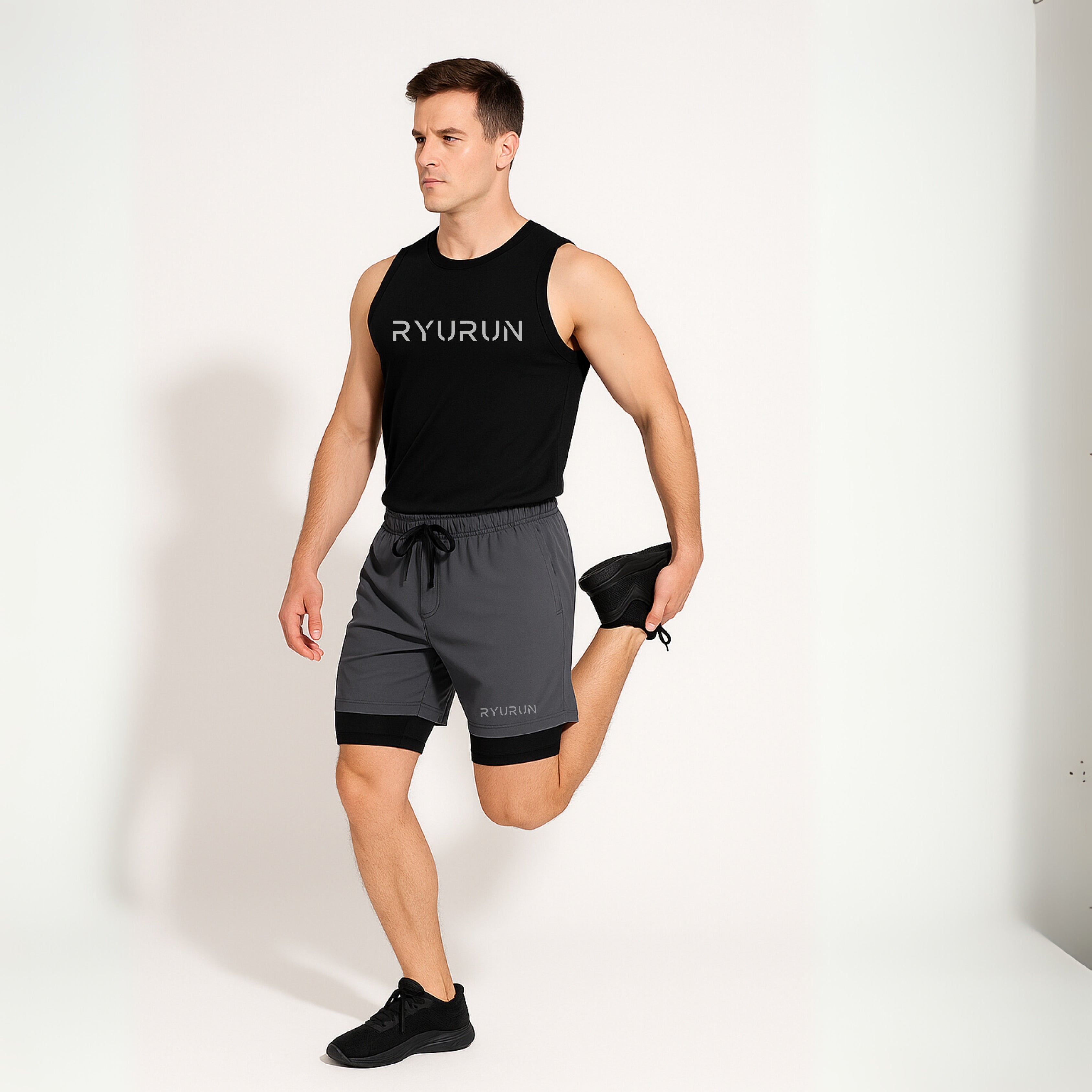 2 IN 1 Shift Short | Grey