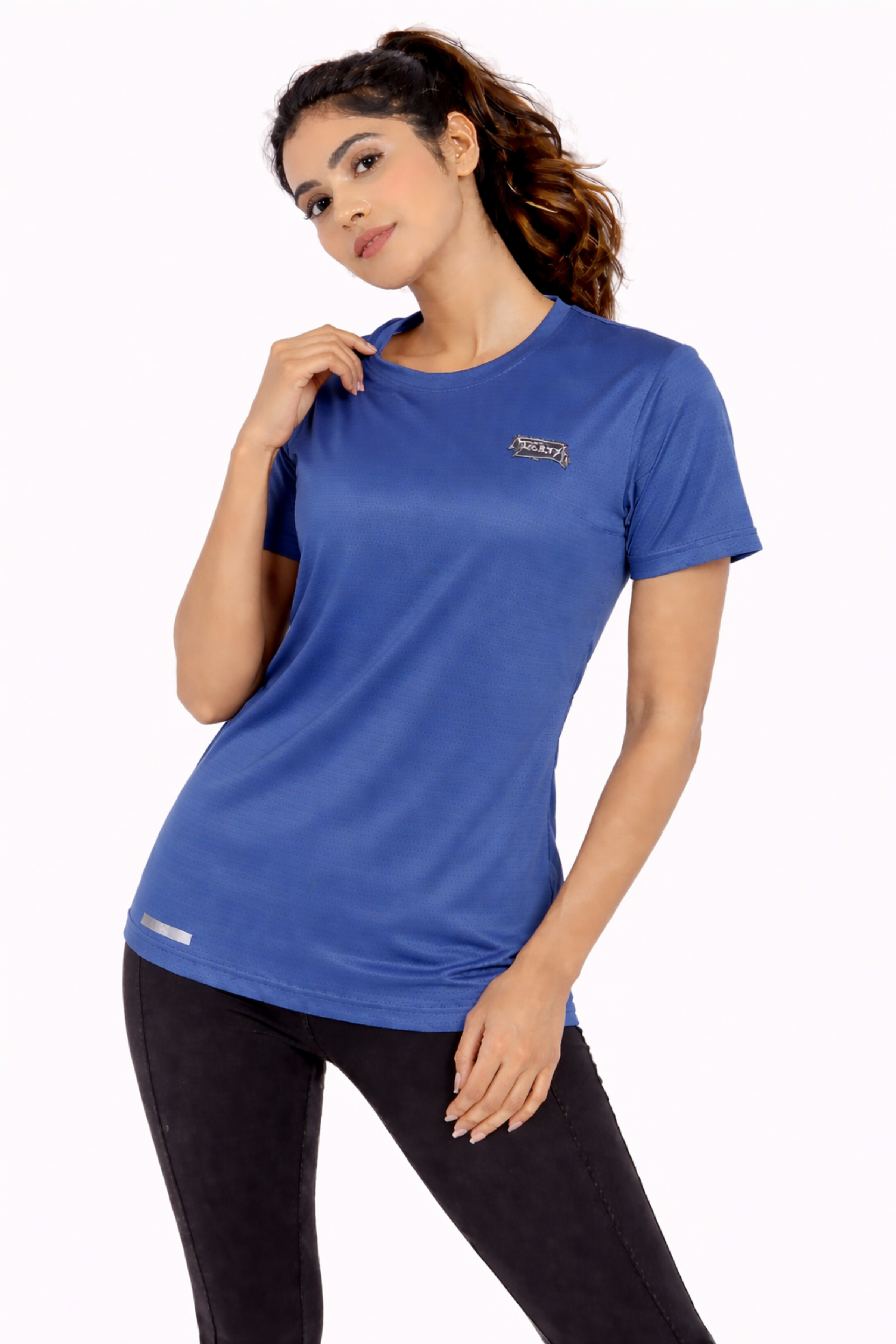 Women Navy Active T-Shirt