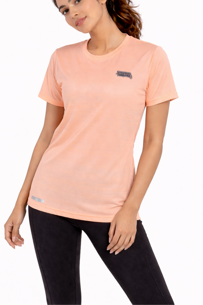 Women Pink Active T-Shirt