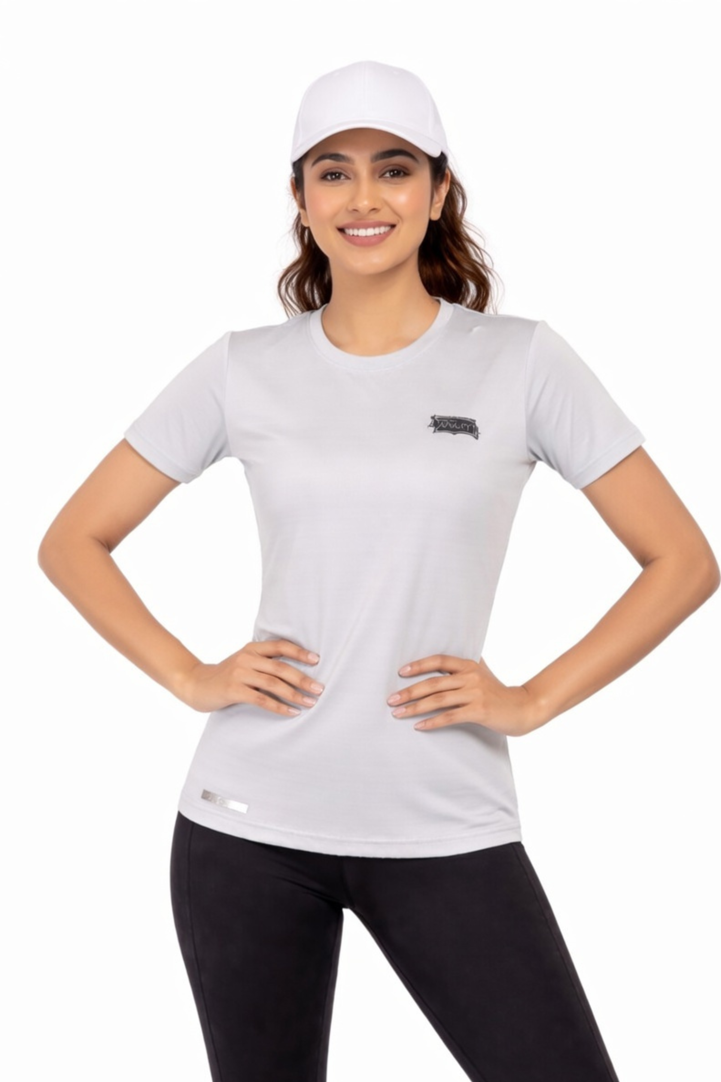 Women Grey Active T-Shirt