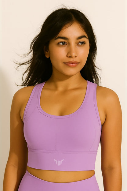 Women Lavender Sports Bra