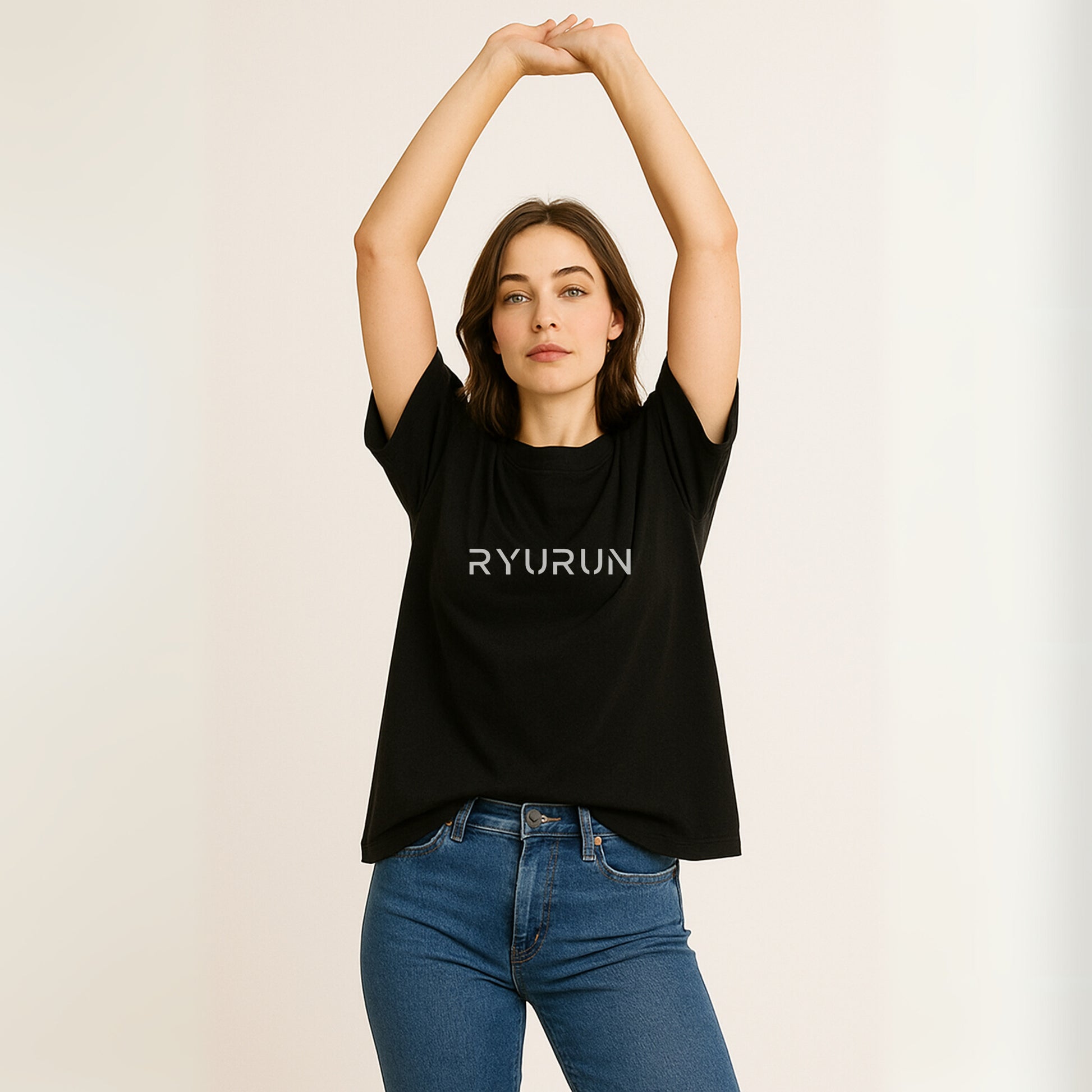 Oversized Aerella T Shirt | Black