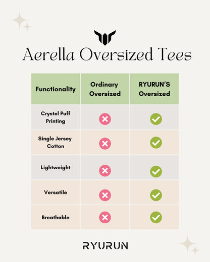 Oversized Aerella T Shirt | Lavender