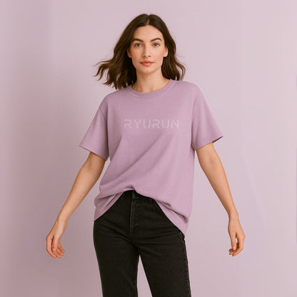 Oversized Aerella T Shirt | Lavender