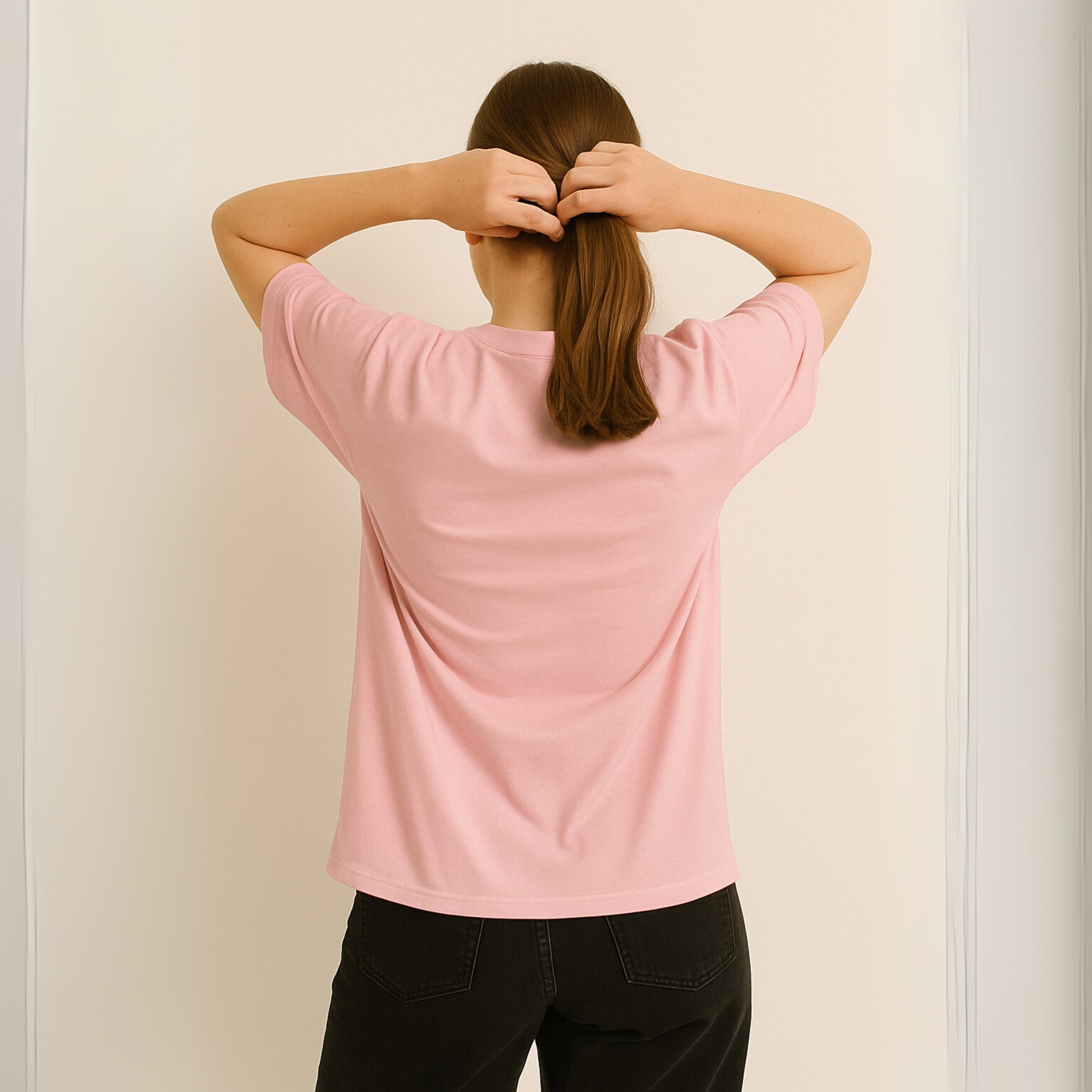 Oversized Aerella T Shirt | Pink