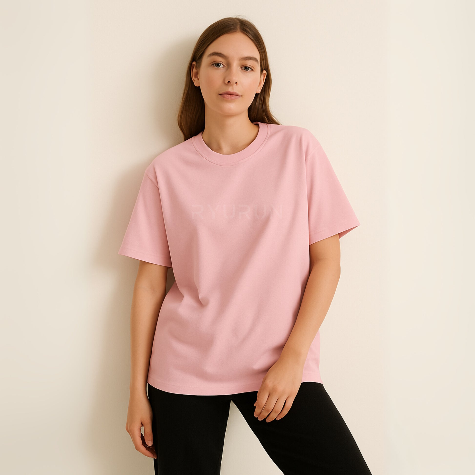 Oversized Aerella T Shirt | Pink