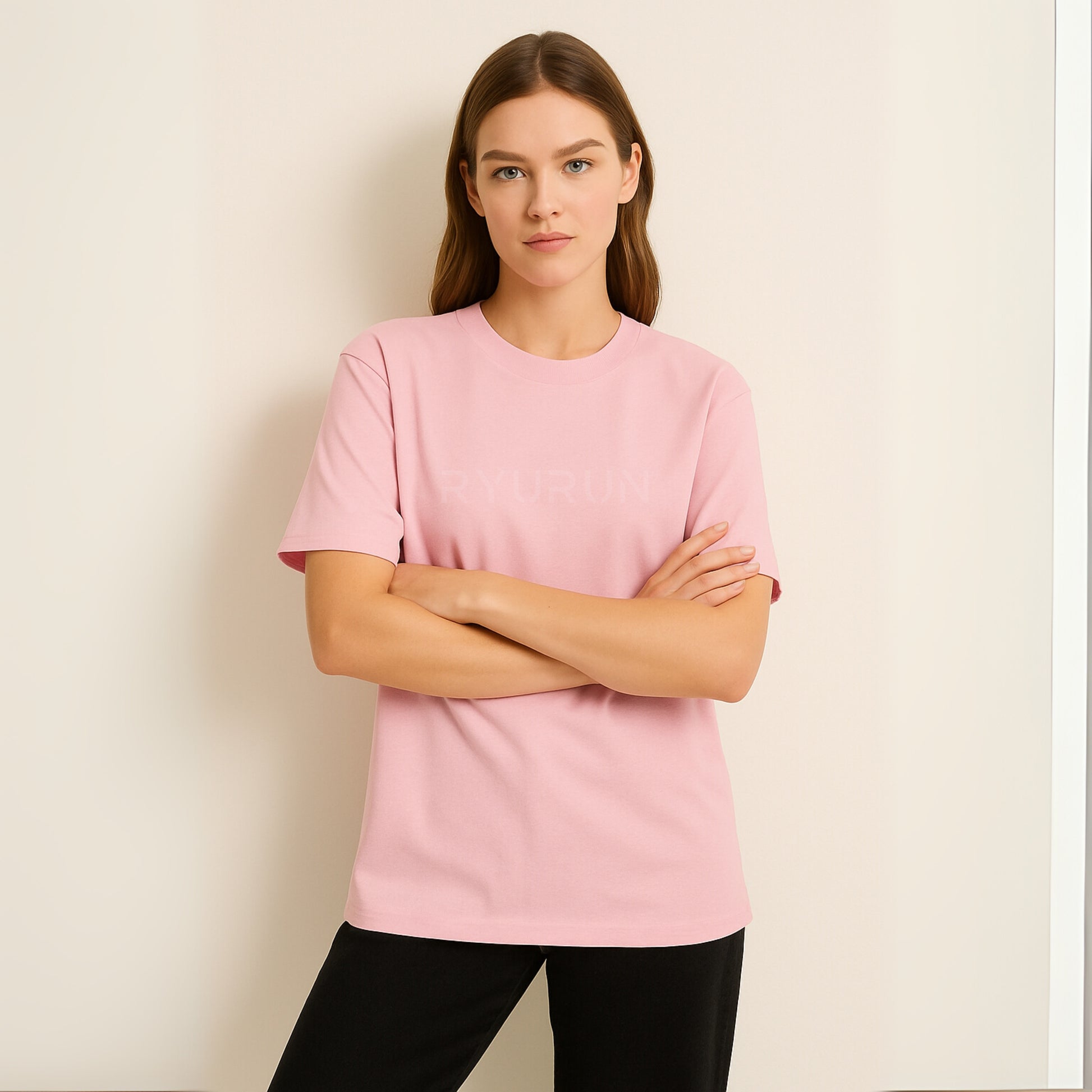 Oversized Aerella T Shirt | Pink