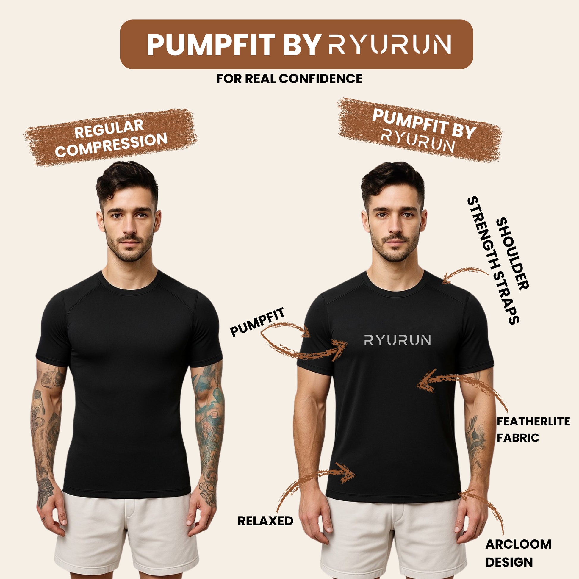 Vigorex Men's  T shirts | Lilac